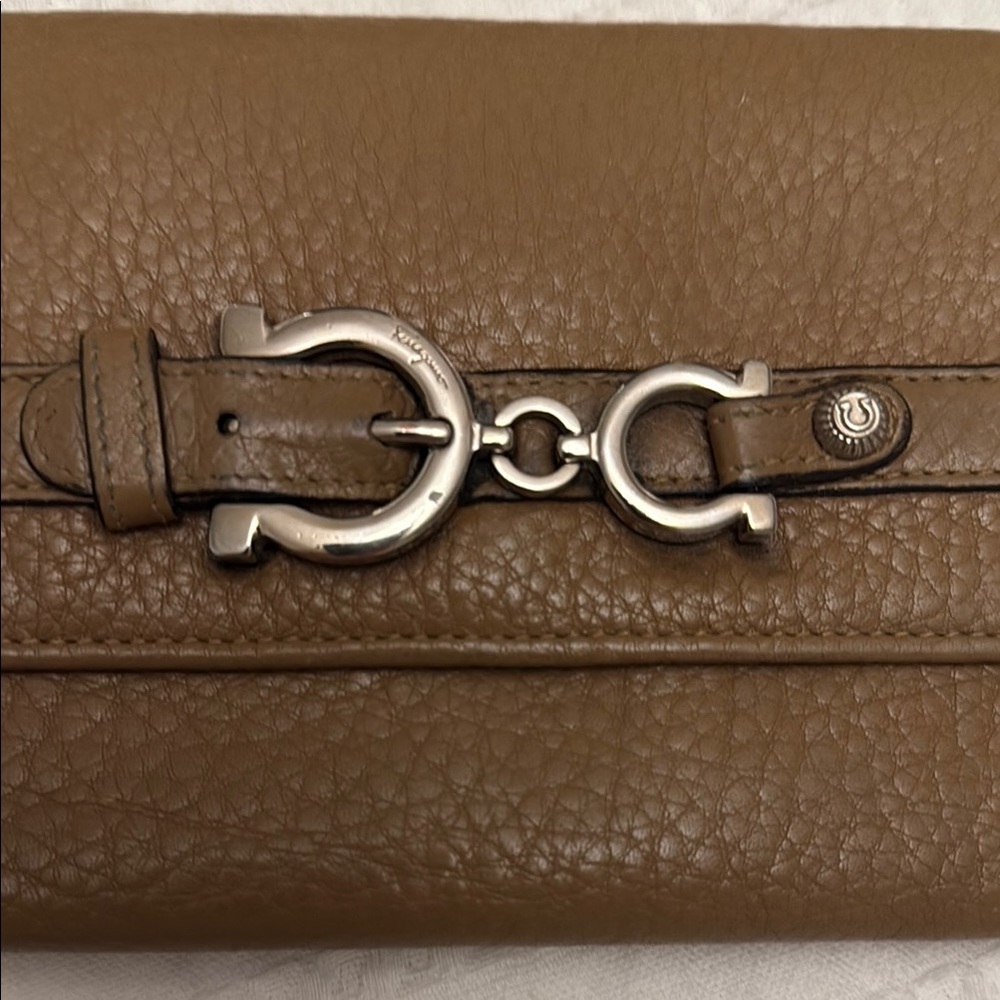 Salvatore Ferragamo Brown Leather Wallet